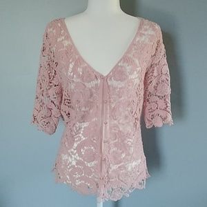 Blush Crochet top